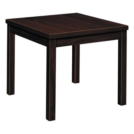 HON Rectangle Occasional Table, 24" X 20" X 20", Mahogany Top, High-Pressure Laminate H80193.NN